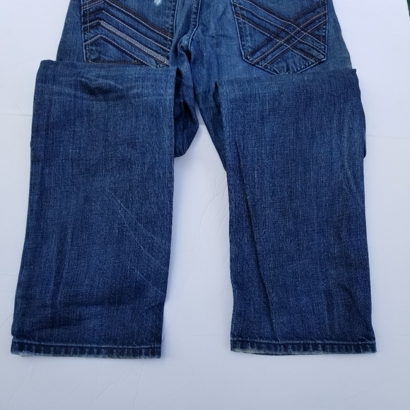 ARMANI EXCHANGE BLUE DISTRESSED MENS JEANS SIZE 28 × 30 - Picture 7 of 12